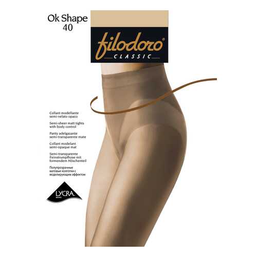 Колготки Filodoro Classic OK SHAPE 40/Playa/4 (L) в Парижанка